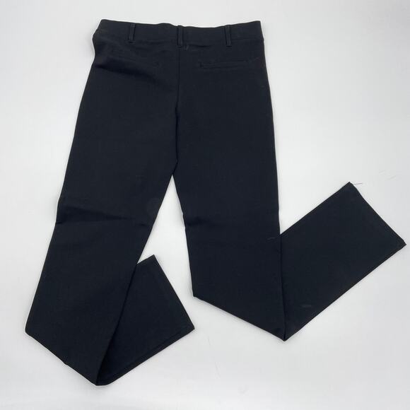 BETABRAND Womens Ponte Pant Size M Black Classic Straight Leg Mid Rise Stretch - Picture 2 of 7
